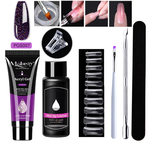 "Mobray Poly Gel Nail Kit"