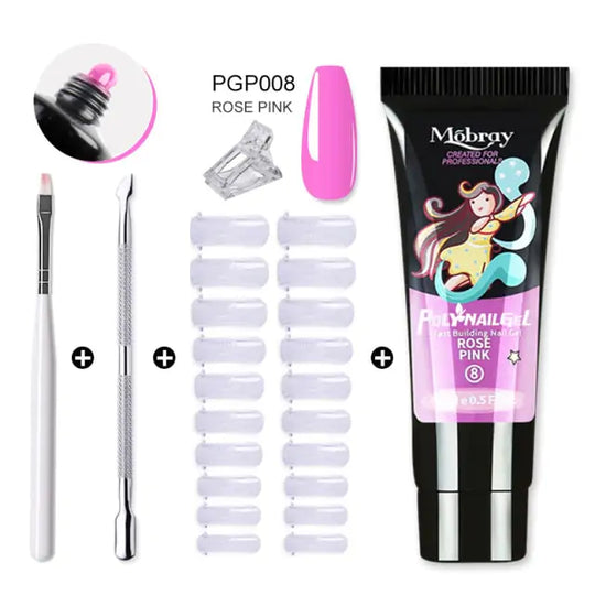 "Mobray Poly Gel Nail Kit"