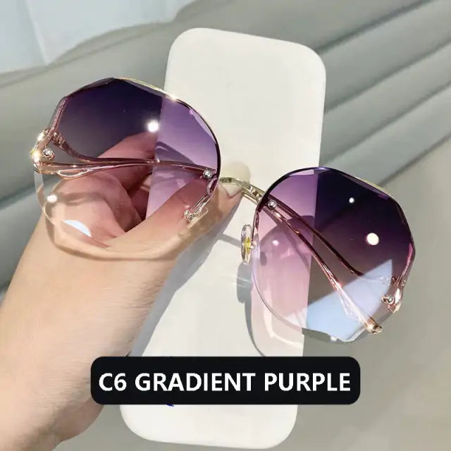 “Tea Gradient Fashion Sunglasses”