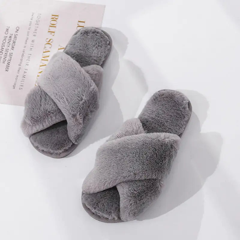 “Winter Plush Slides”