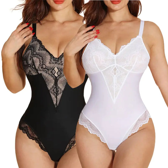 "Lace Shapewear Bodysuit"