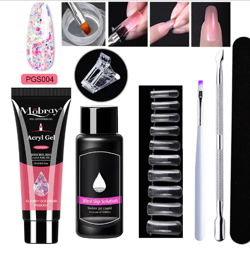 "Mobray Poly Gel Nail Kit"