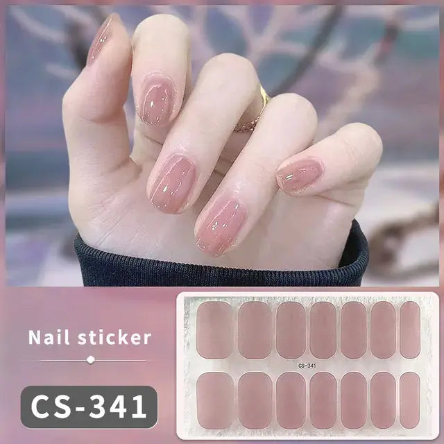 “Gel Nail Stickers”