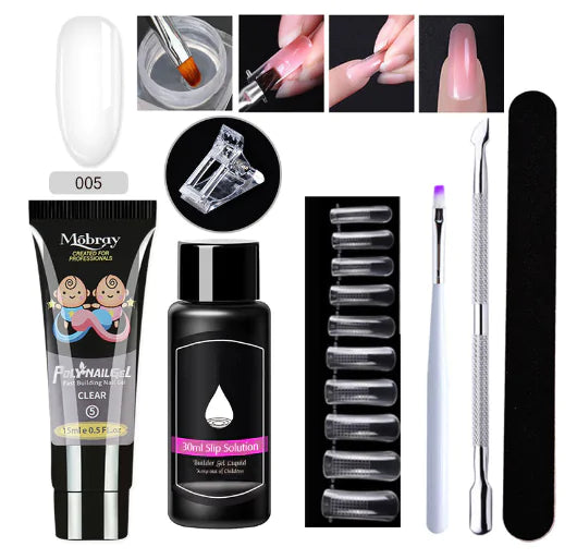 "Mobray Poly Gel Nail Kit"