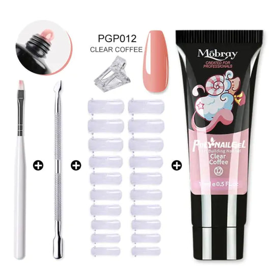 "Mobray Poly Gel Nail Kit"