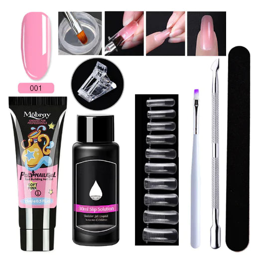 "Mobray Poly Gel Nail Kit"