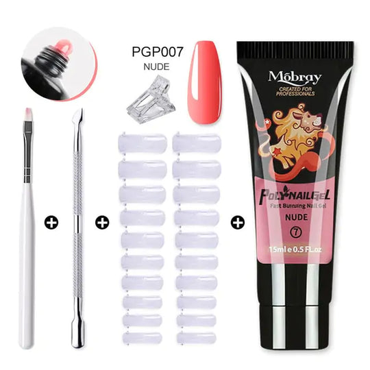 "Mobray Poly Gel Nail Kit"