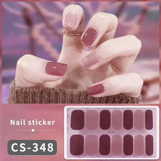 “Gel Nail Stickers”