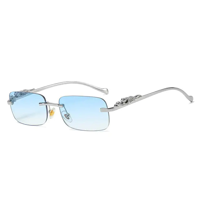 “Rimless Square Fashion Sunglasses”