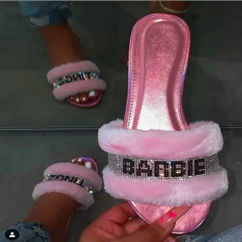 “Barbie Pink Slippers”