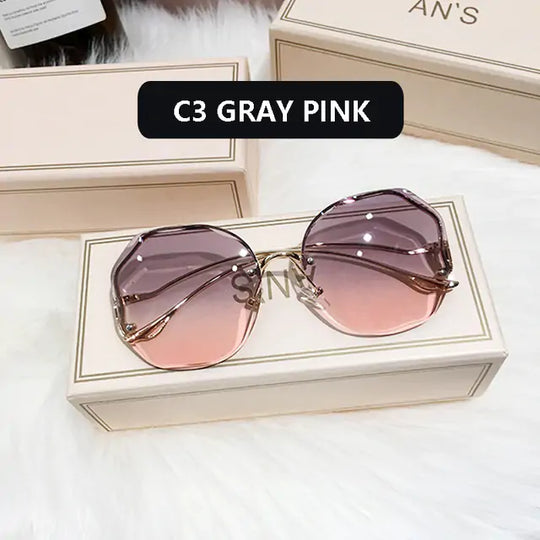 “Tea Gradient Fashion Sunglasses”